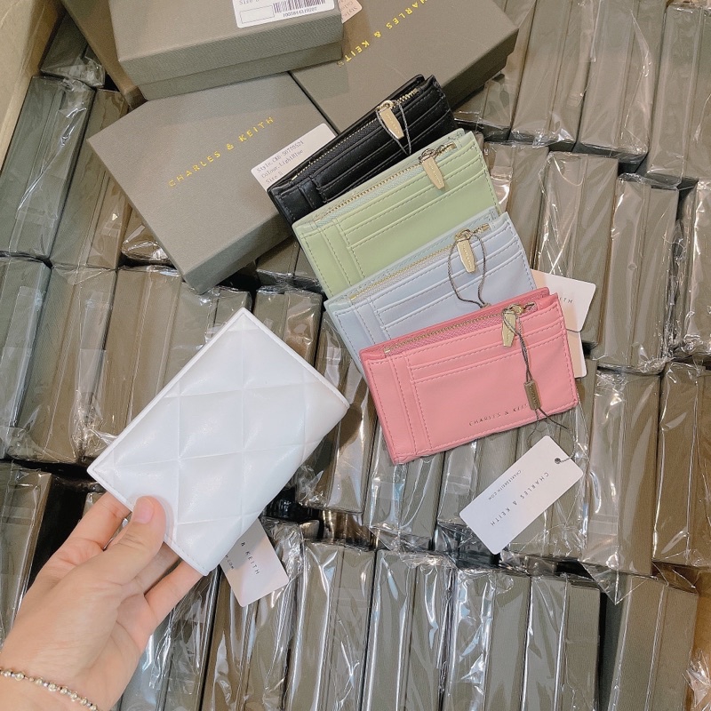 Ví Gấp Mini Ô trám Fullbox Mới