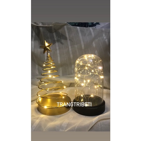 CÂY THÔNG XOẮN ỐC LỐC XOÁY ĐỂ BÀN TRANG TRÍ NOEL - Xmas tree
