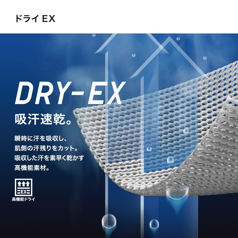 Áo phông nam ngắn tay cổ tròn dòng thể thao Dry - Ex trẻ trung của Uniqlo .