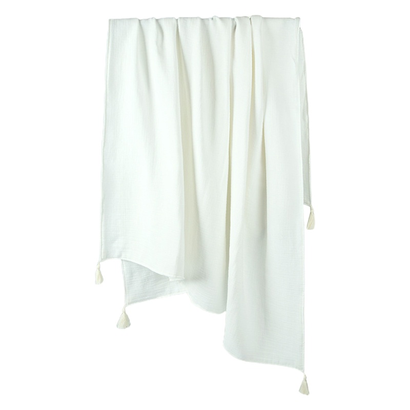Chăn Quấn Em Bé Bằng Cotton 4 Lớp 120x150cm