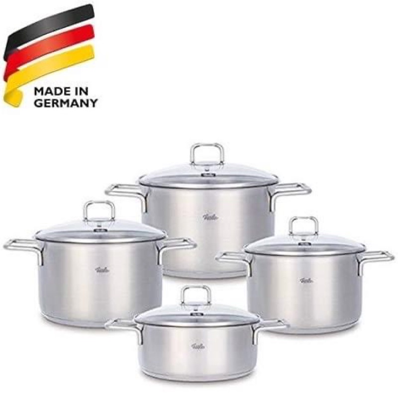 🇩🇪BỘ NỒI TỪ CAO CẤP FISSLER HAMBURG 4 món MADE IN GERMANY -sản xuất tại Đức
