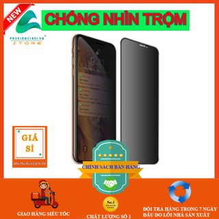 [Xả Kho Sỉ] Kính Cường Lực Iphone Chống Nhìn Trộm Full Màn Hình,Không Loạn Cảm Ứng,Không Lag,Tặng Bộ Giấy Lau