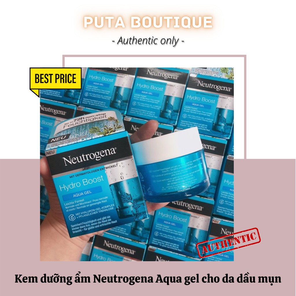 &lt;Hàng auth, bill hãng&gt; Kem dưỡng ẩm Neutrogena Aqua gel