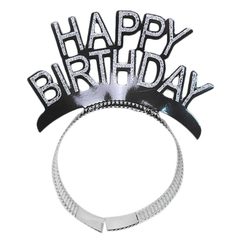 Băng Đô Cài Tóc Bằng Lá Nhôm Hình Vương Miện Lấp Lánh Cho Người Lớn Và Trẻ Em