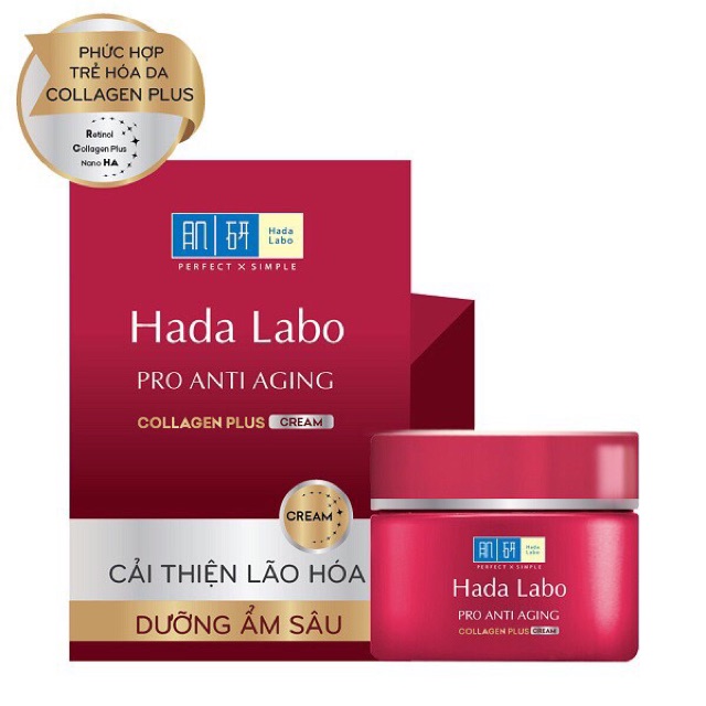 Kem dưỡng Hada Labo Perfect White/ Advanced Nourish/ Pro Anti Aging 50gr