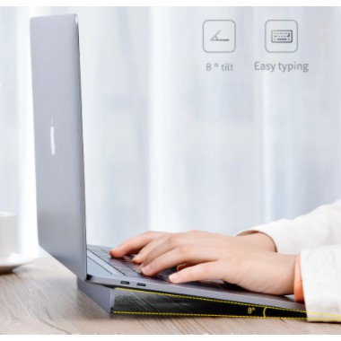Đế tản nhiệt laptop macbook Baseus Papery Notebook Holder - miếng dán tản nhiệt laptop Siêu Mòng, Nhẹ, Dễ Xếp Gọn