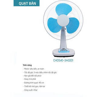 Quạt bàn hẹn giờ Beikan CHDS40-3A0201