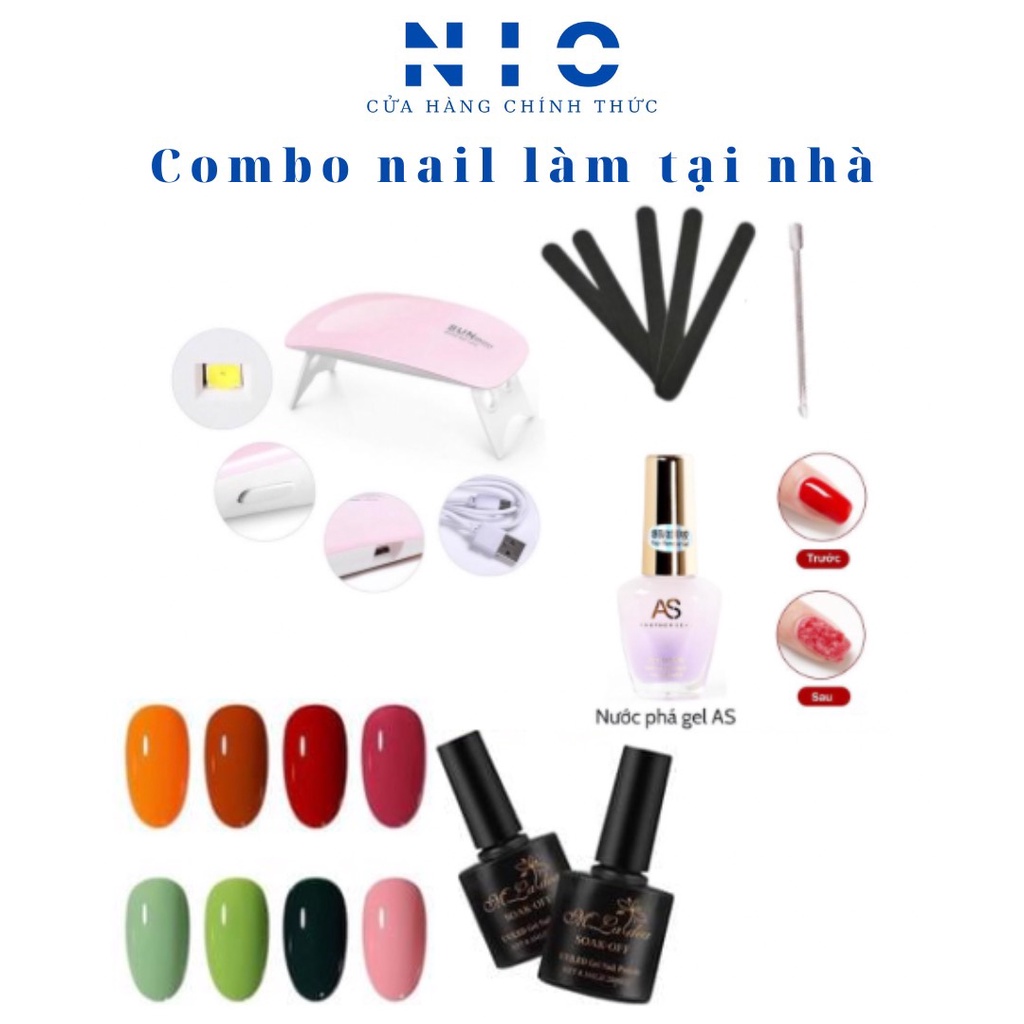combo nail tự làm tại nhà giá rẻ dành cho mọi người