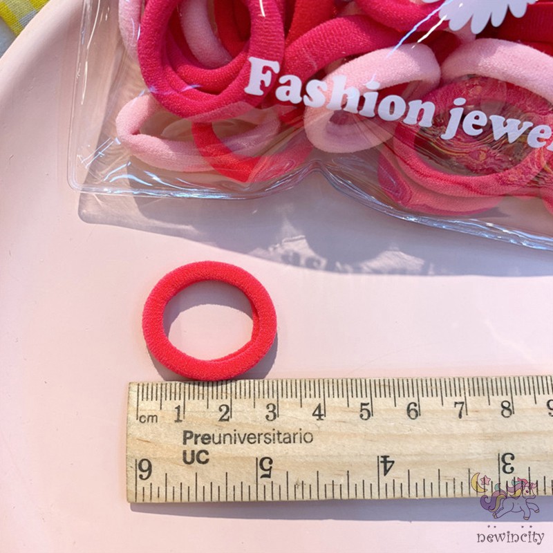 Dây cột tóc màu macaron thời trang Hàn Quốc dễ thương cho bé gái