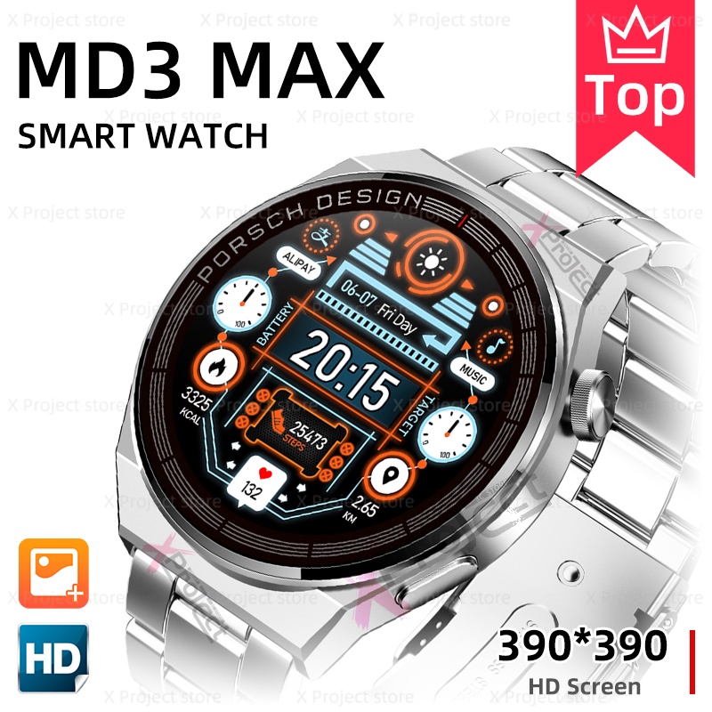 Đồng Hồ Thông Minh Huawei MD3 MAX 2022 pk GT2 GT3 HW3 PRO Và Phụ Kiện