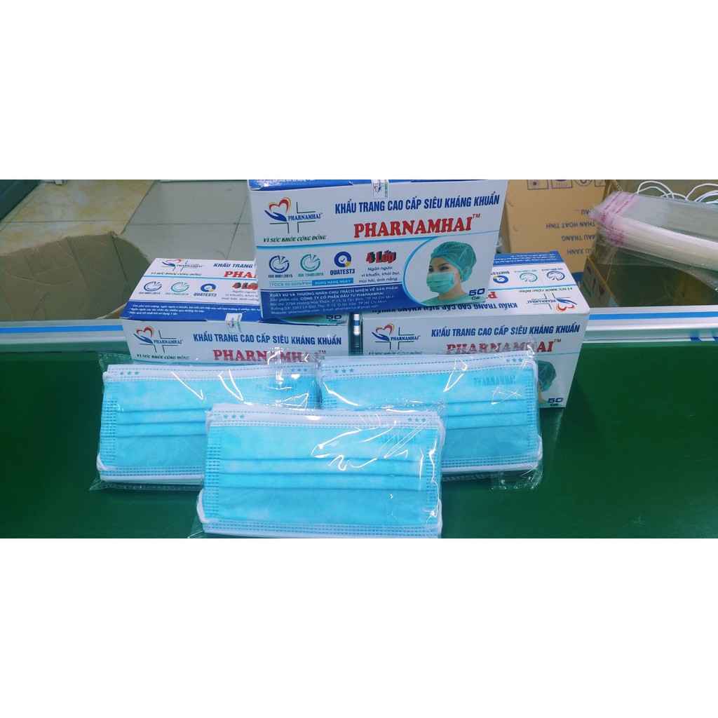Chính Hãng - Khẩu Trang Y Tế NAM ANH - FAMAPRO 4 lớp kháng khuẩn cao cấp 50 Cái /1 hộp | BigBuy360 - bigbuy360.vn