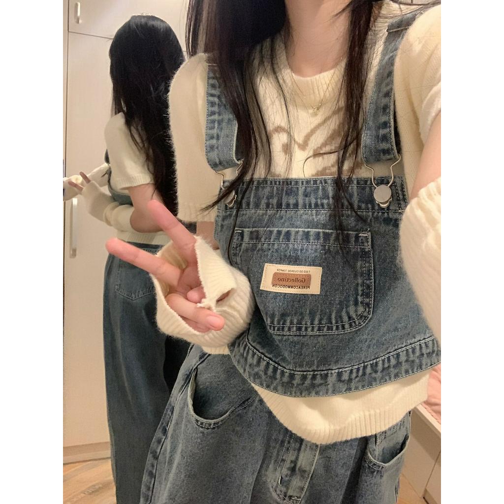 Set Yếm Jean Ba Lỗ Kiểu Mới Có Thể Điều Chỉnh Được