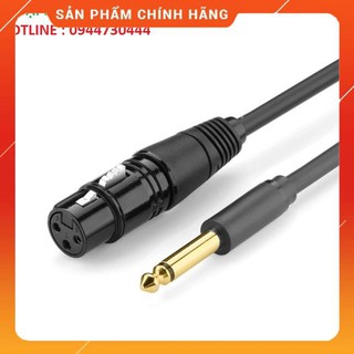 Cáp chuyển đổi từ 6.5mm sang AV Cannon (XLR) Ugreen 20723