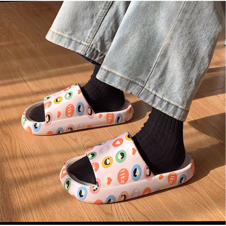 Dép nữ đế bánh mỳ quai ngang chữ LIKE