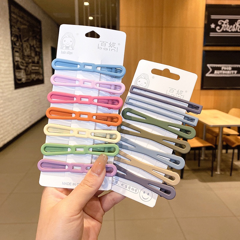 Set kẹp tóc mái đủ màu nhiều hình dáng dễ cute