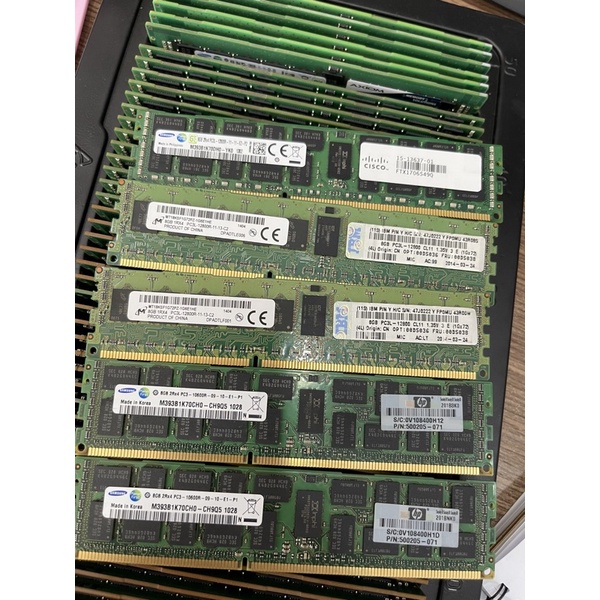 Ram Ddr3 8G buss 1333/1600 10600R/12800R tháo máy, ram server cho máy chủ