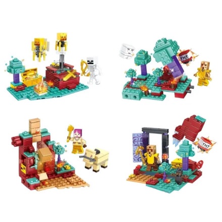 Đồ chơi lắp ráp, minecraft dân làng, động vật trong game 🎁👉 +tặng kèm quà