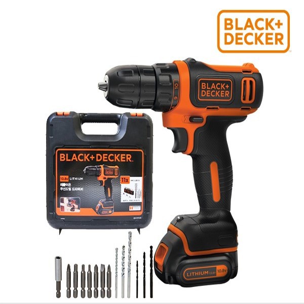 Máy khoan vặn vít dùng pin Black & Decker BDCĐ12K-B1