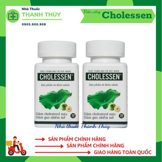 CHOLESSEN [Hộp 30 Viên]- Hạ Mỡ Máu, Giảm Gan Nhiễm Mỡ, Men Gan Cao