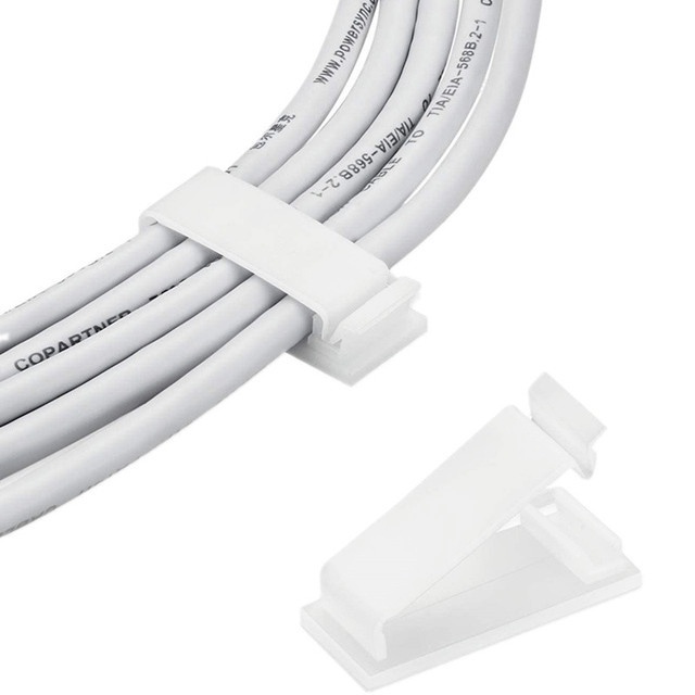 Set 10 kẹp giữ cố định dây cáp gắn tường đa năng tiện dụng