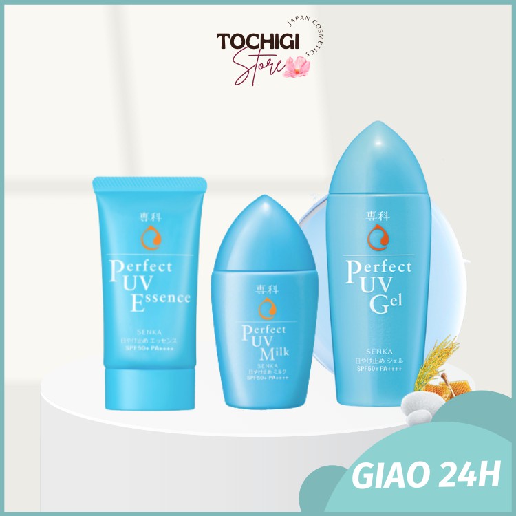 Kem chống nắng Senka Perfect UV SPF 50+ PA++++ Nhật Bản