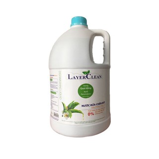Nước rửa bát hữu cơ Layer Clean hương quả hồng 5L