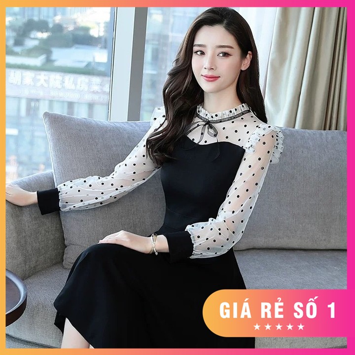 ĐẦM TIỂU THƯ TAY LƯỚI BI SANG TRỌNG H2 ĐỦ SIZE 30 ĐẾN 70KG