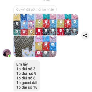 Combo đồ ngủ của Quỳnh Anh