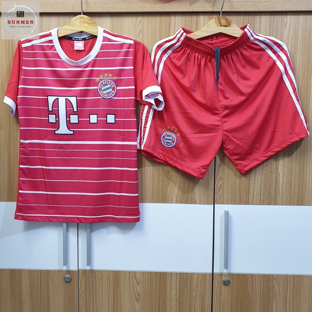 [HCM] Bộ Quần Áo Thể Thao Nam Đá Bóng Nhiều Mẫu Mã Size Từ 45 - 87kg