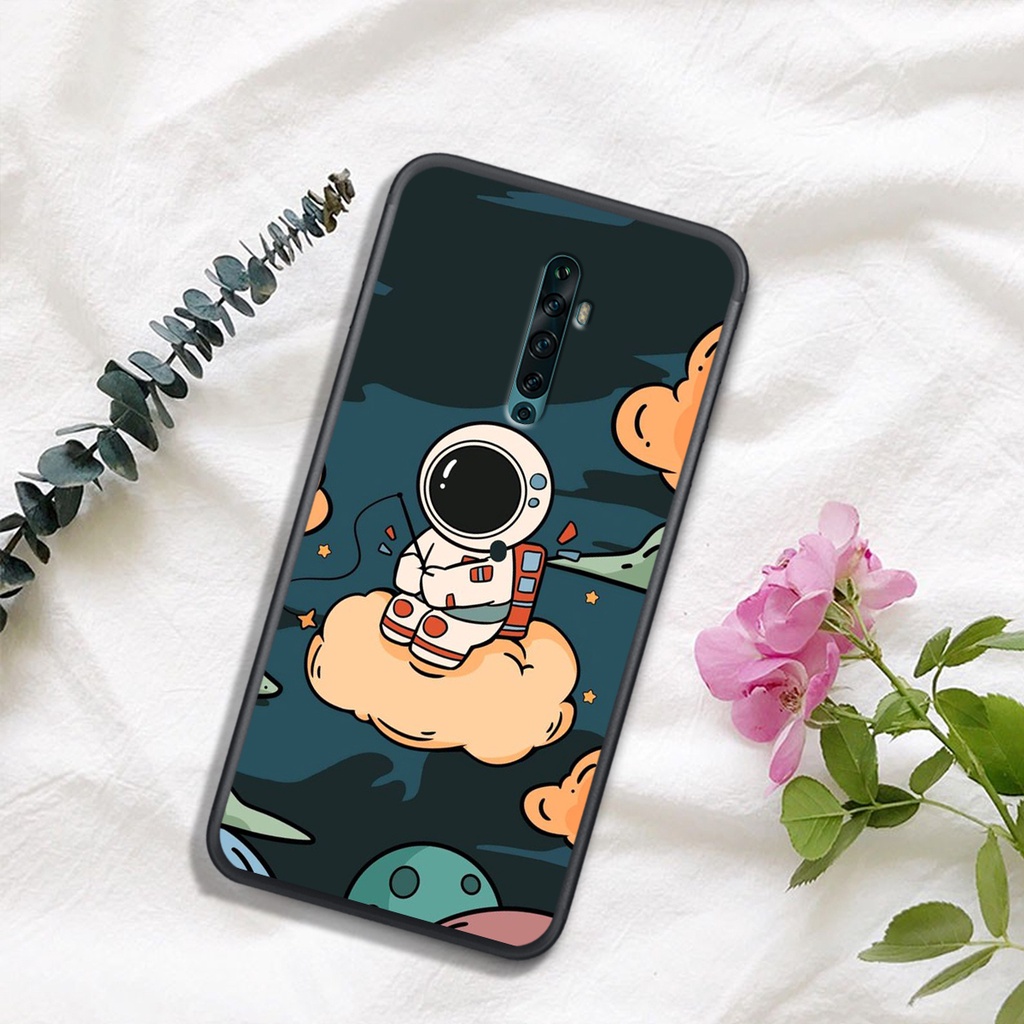 [ SIÊU HOT] ỐP LƯNG OPPO REALME X/K3/RENO/RENO 2/RENO 2F  , IN HÌNH ASTRONAUT TIỂU ĐỘI PHI-HÀNH-GIA, MÀU SẮC CỰC BẮT MẮT