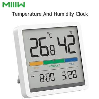 Đồng Hồ Đo Nhiệt Độ Và Độ Ẩm Miiiw Màn Hình LCD 3.34inch Tiện Dụng