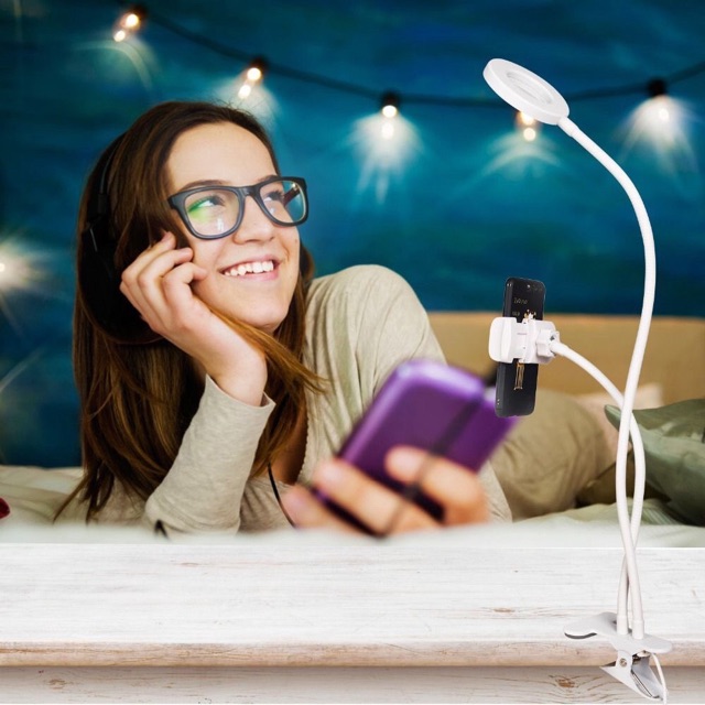 ♻️Bộ Phát Livetream có đèn 2in1 ĐA NĂNG,Có Kẹp Gắn Điện Thoại Tiện Lợi