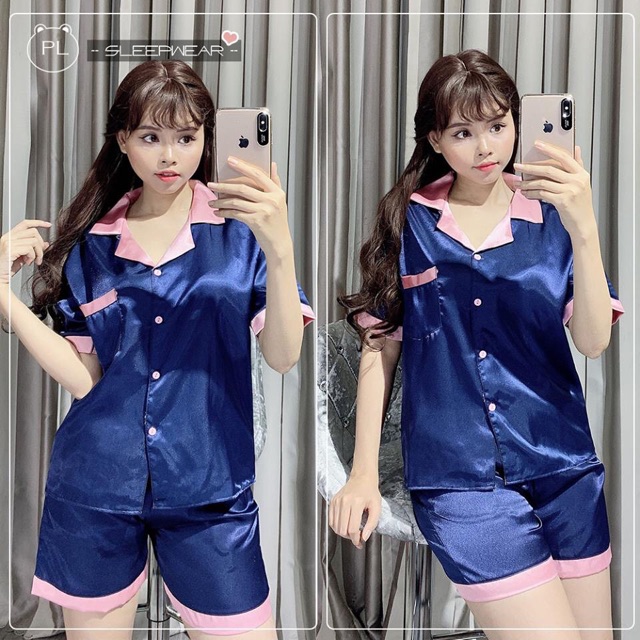 Bộ đùi  lụa phối cổ | BigBuy360 - bigbuy360.vn