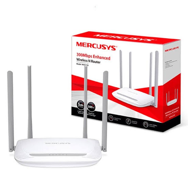 Bộ phát wifi Mercusys 4 râu chính hãng,router wifi MW325R chuẩn N tốc độ cao 300Mbps-ZTech