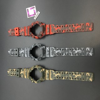 dây vỏ đồng hồ Gshock ga100 camo