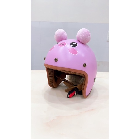 Nón bảo hiểm 3/4 Tai Thú Mẫu Mới Nhất