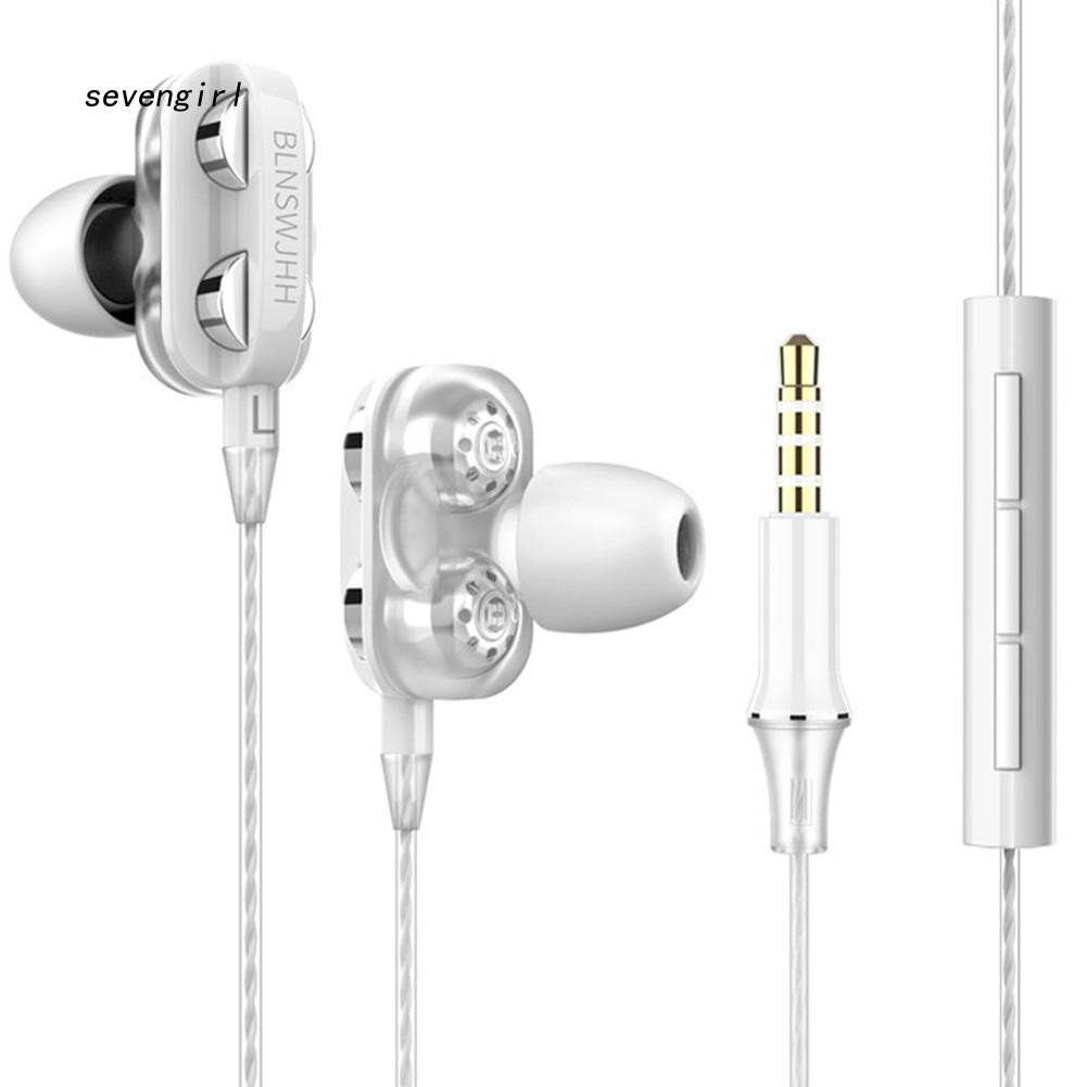 Cặp tai nghe nhét tai có dây kèm chức năng Dual Drivers 4