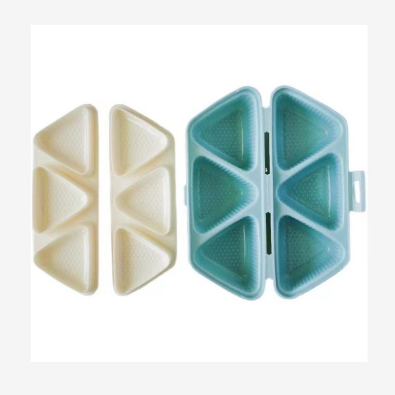 Khuôn Làm Cơm Nắm Onigiri Hình Tam Giác 6 Trong 1