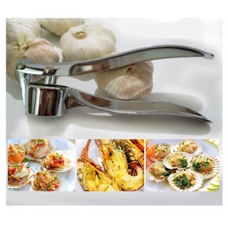 Dụng Cụ Nghiền Tỏi Xay Tỏi, Tách Vỡ Hạt Dẻ, Óc Chó Vắt Tắc Inox ♥ [Yêu Thích] ♥ Tiện Dụng Dùng Trong Nhà Bếp