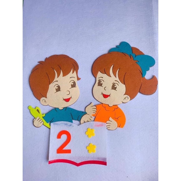 Combo 45 hình rời Trang trí trường lớp mầm non HandMade