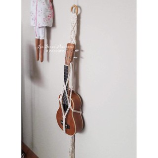 [Giá Ưu Đãi] Macrame treo đàn Ukulele trang trí