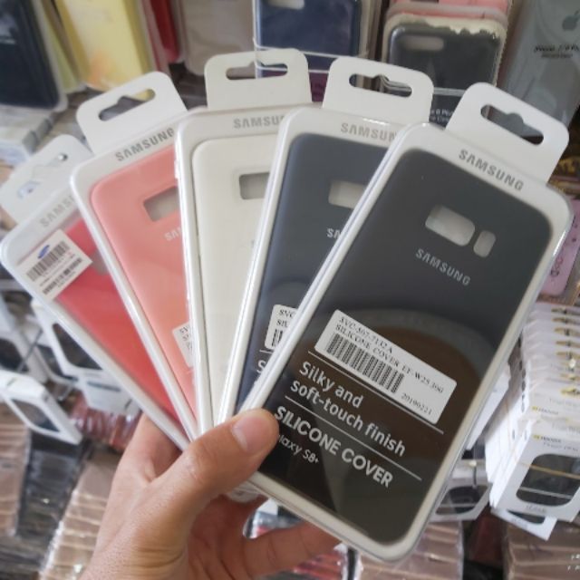 Ốp lưng silicon cover cho galaxy s8 plus chống bám bẩn vân tay.
