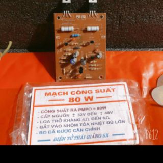 Mạch công xuất 80w chạy tip41-tip42 thái giảng