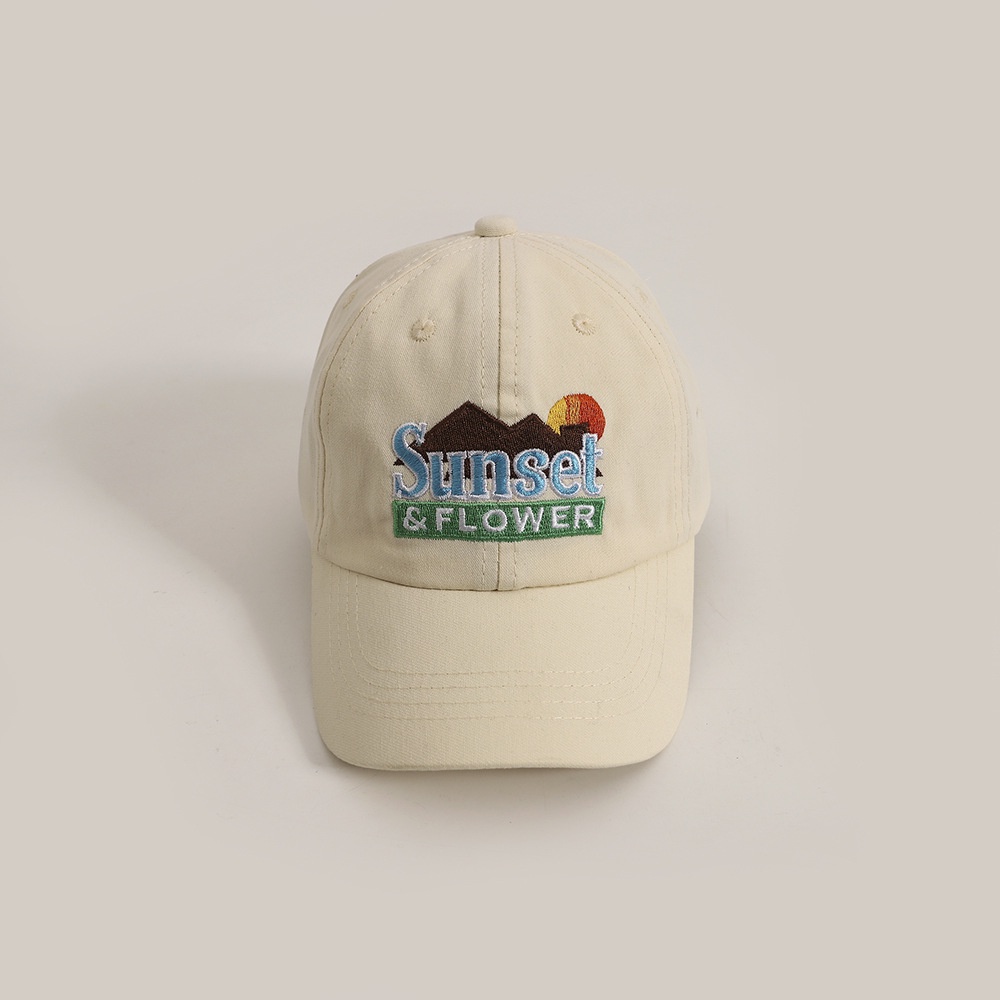 Nón Kết Thêu Chữ Nhiều Màu Sắc Phong Cách Hàn Quốc Thời Trang Đi Biển Cho Bé