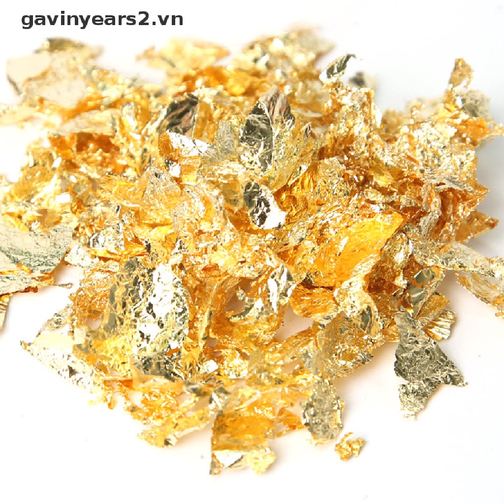 Set 2 lá vàng cấp thực tế 1/2g dùng trang trí bánh | BigBuy360 - bigbuy360.vn