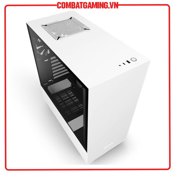 Vỏ Case NZXT H510 MATTE (Mid Tower/Màu Trắng)