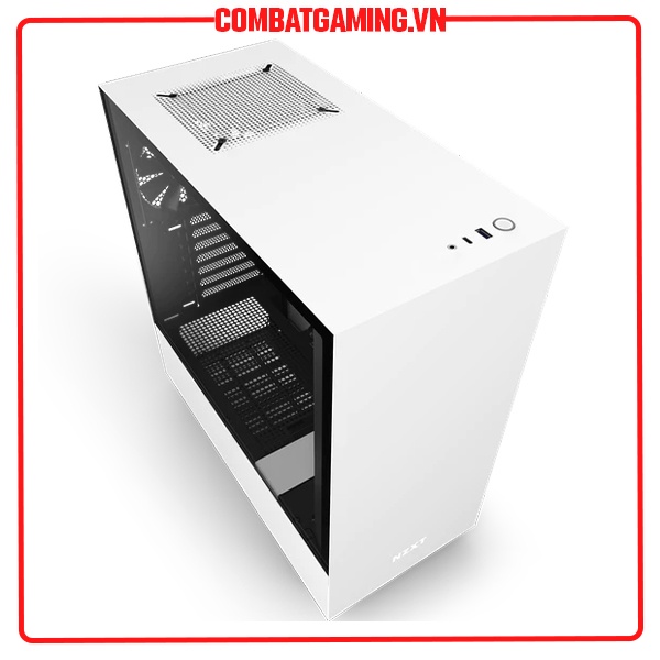 Vỏ CASE NZXT H510 MATTE (Mid Tower/Màu Trắng)