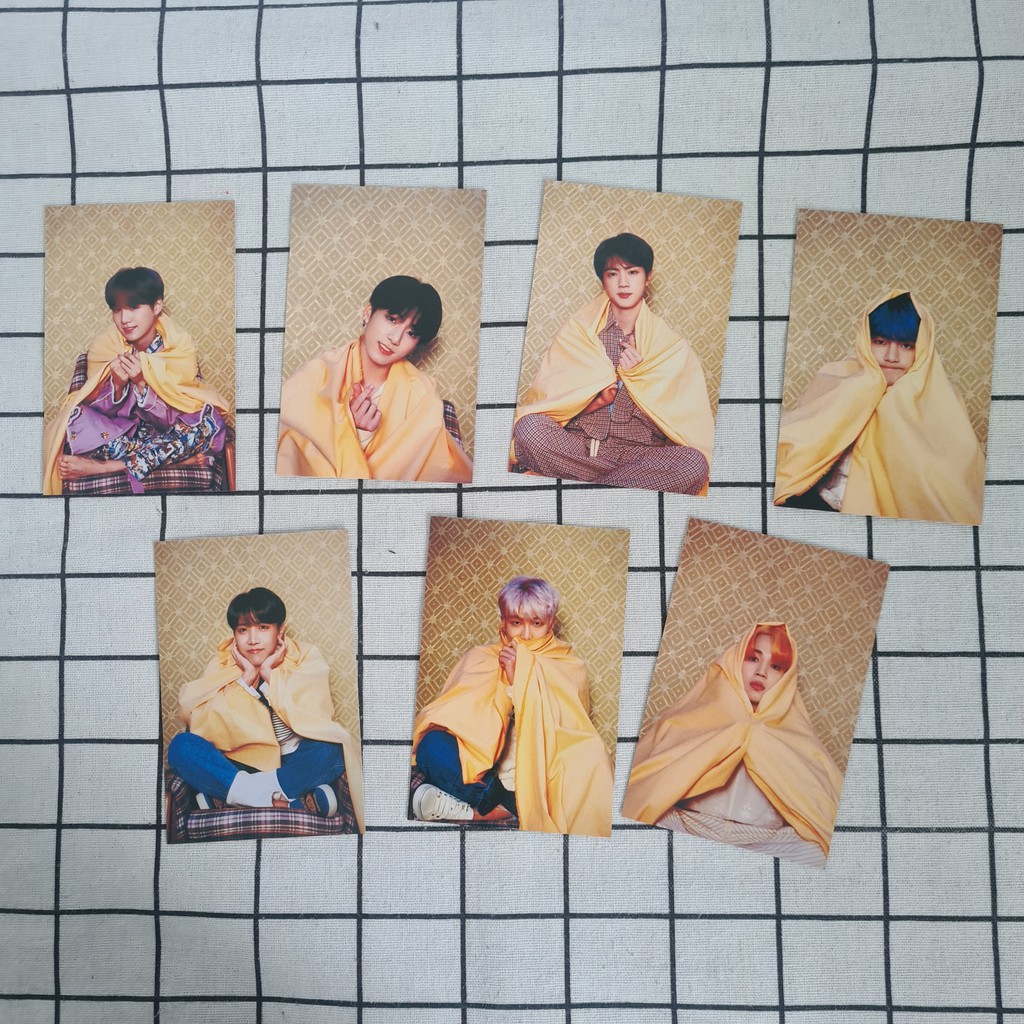 Sale set card ảnh Kpop Cpop TFboys Twice Bangtan Black Pink A2B04