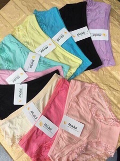 combo 5 quần lót cotton pha ren Modal