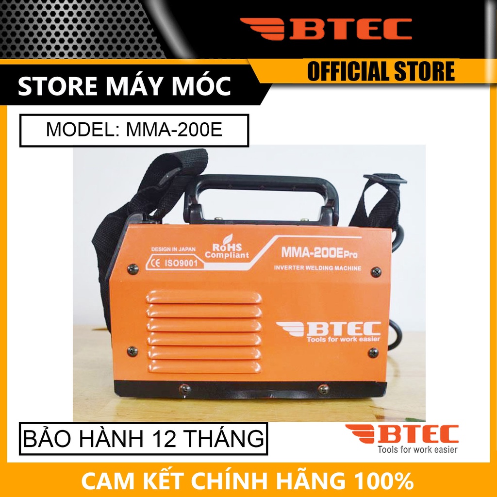 Máy hàn điện tử BTEC TIG/MMA 200E - HÀNG CHÍNH HÃNG